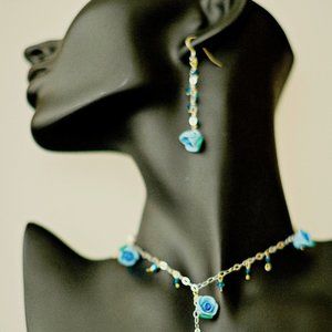 Blue But Ecstatic!!!! - Earrings Only